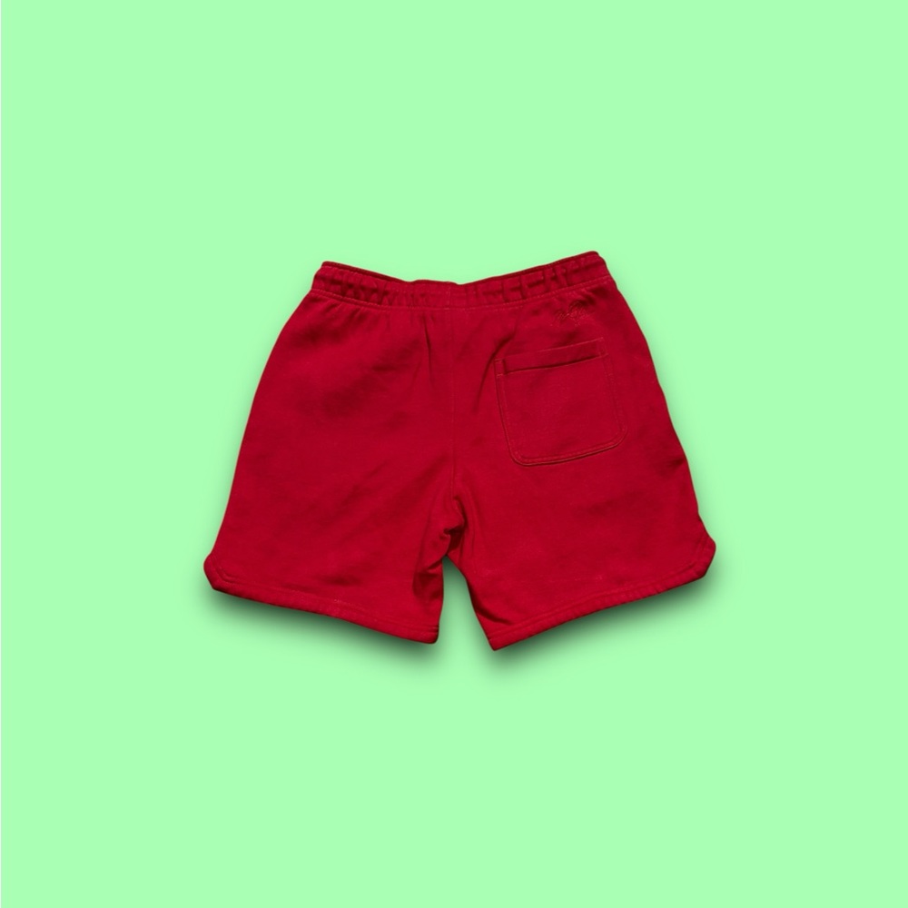 Air Jordan club fleece embroidered jump man sweat shorts red mens medium - Picture 2 of 4